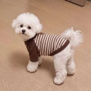 Thermal Dog Hoodie for Small Breeds — Fall/Winter Warm Loungewear for Bichon, Poodle & Yorkie