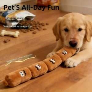 Squeaky Dachshund Dog Toy - Interactive Press & Play for Outdoor Fun